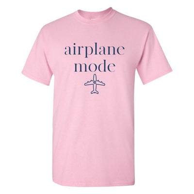 Monogrammed 'Airplane Mode' Basic T-Shirt - United Monograms