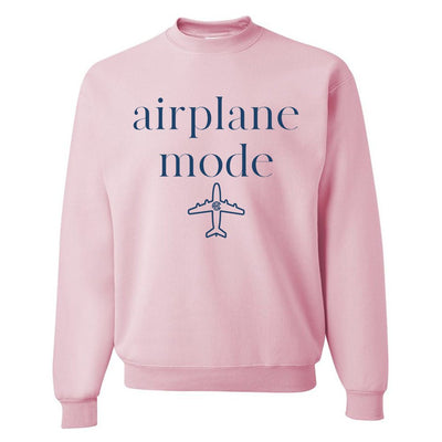 Monogrammed 'Airplane Mode' Crewneck Sweatshirt - United Monograms