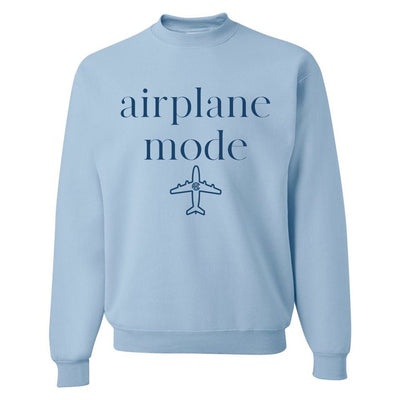 Monogrammed 'Airplane Mode' Crewneck Sweatshirt - United Monograms