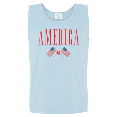 Monogrammed 'America' Tank Top - United Monograms