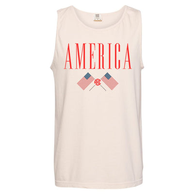 Monogrammed 'America' Tank Top - United Monograms