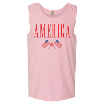 Monogrammed 'America' Tank Top - United Monograms