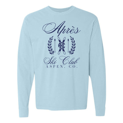 Monogrammed 'Apres Ski Club' Long Sleeve T-Shirt - United Monograms