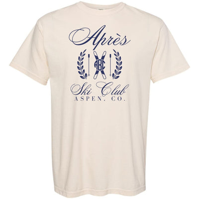 Monogrammed 'Apres Ski Club' T-Shirt - United Monograms