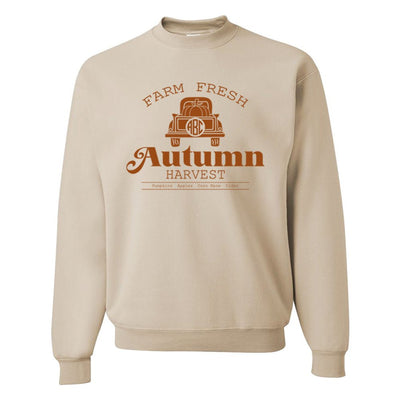 Monogrammed 'Autumn Harvest' Crewneck Sweatshirt - United Monograms