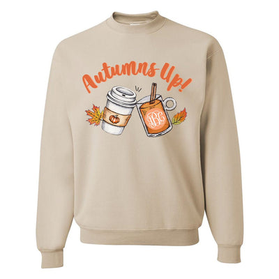 Monogrammed 'Autumns Up' Crewneck Sweatshirt - United Monograms