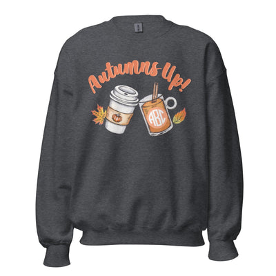 Monogrammed 'Autumns Up' Crewneck Sweatshirt - United Monograms