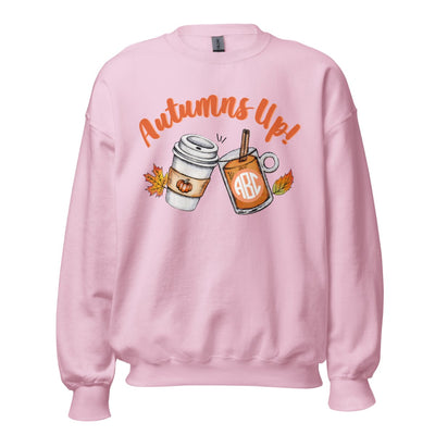 Monogrammed 'Autumns Up' Crewneck Sweatshirt - United Monograms