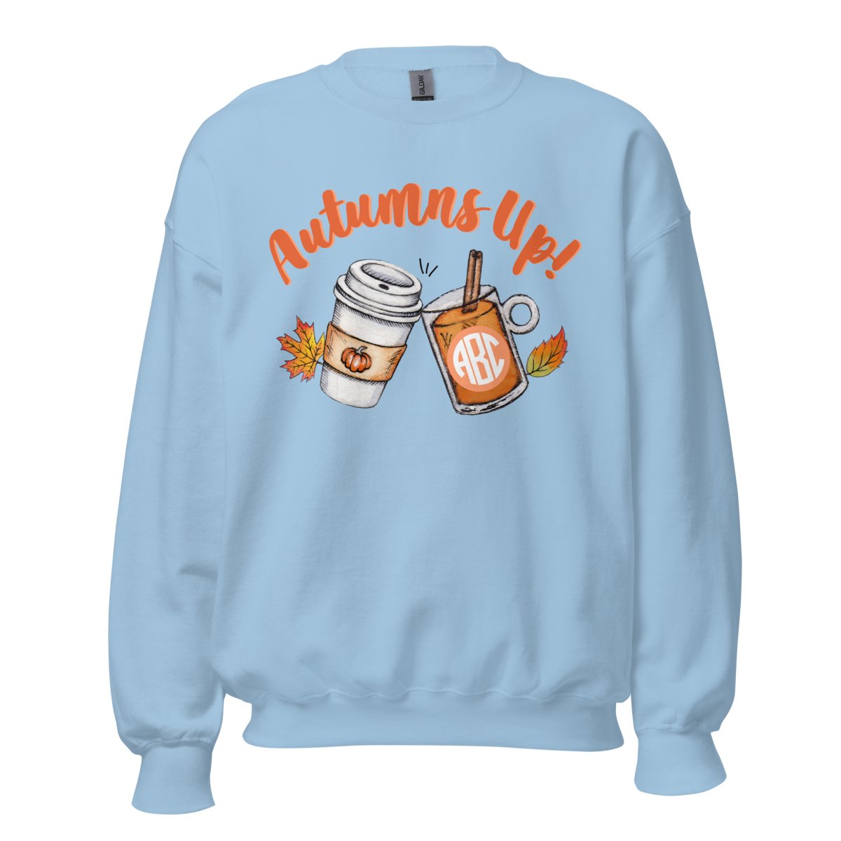 Monogrammed 'Autumns Up' Crewneck Sweatshirt - United Monograms