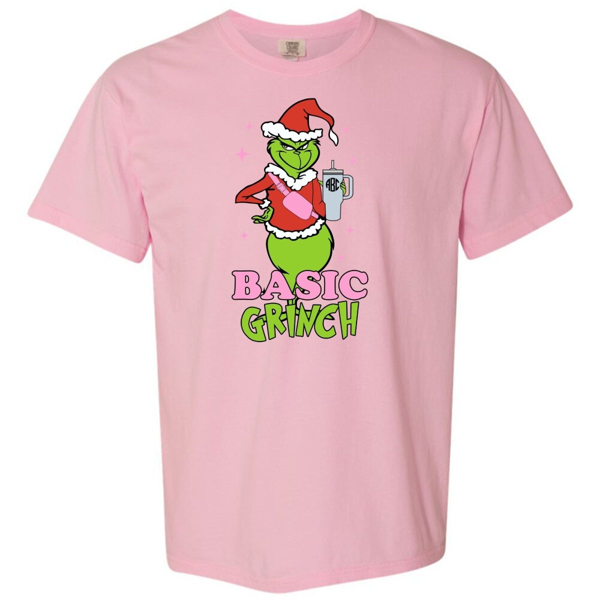 Monogrammed 'Basic Grinch' T - Shirt - United Monograms