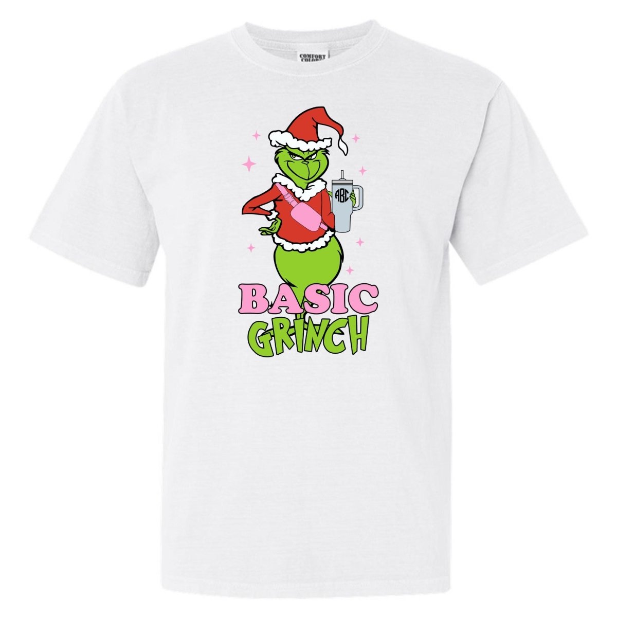 Monogrammed 'Basic Grinch' T - Shirt - United Monograms