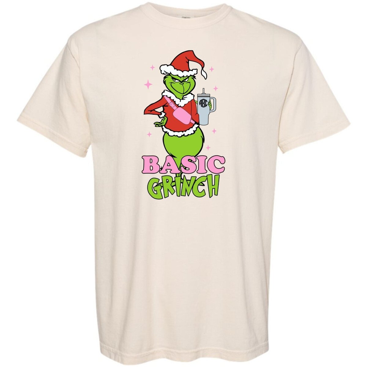 Monogrammed 'Basic Grinch' T - Shirt - United Monograms