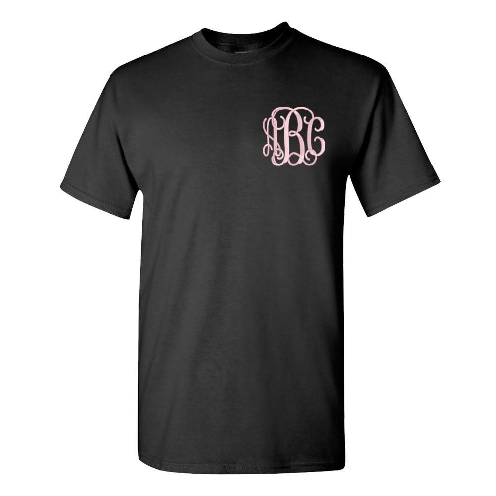 Monogrammed Basic T-Shirt - United Monograms