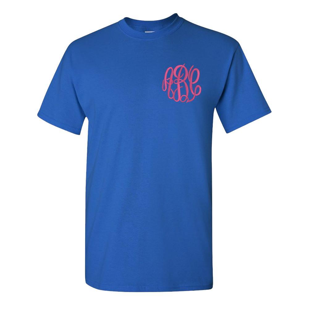 Monogrammed Basic T-Shirt - United Monograms