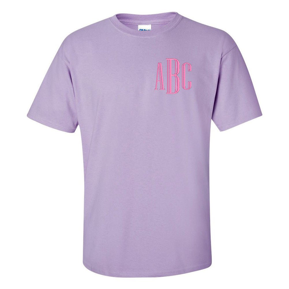 Monogrammed Basic T-Shirt - United Monograms