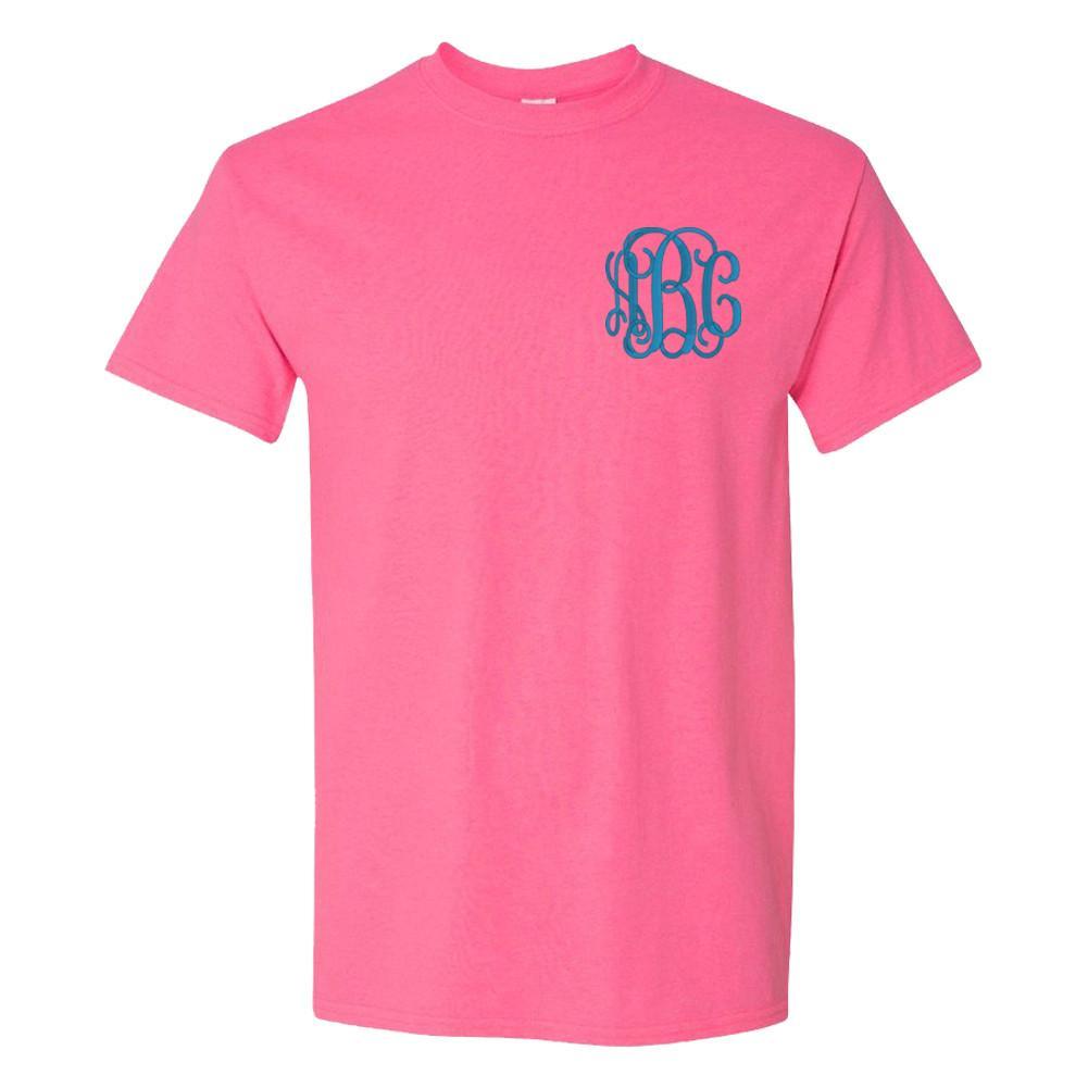 Monogrammed Basic T-Shirt - United Monograms