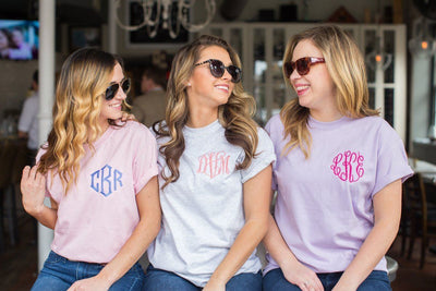 Monogrammed Basic T-Shirt - United Monograms