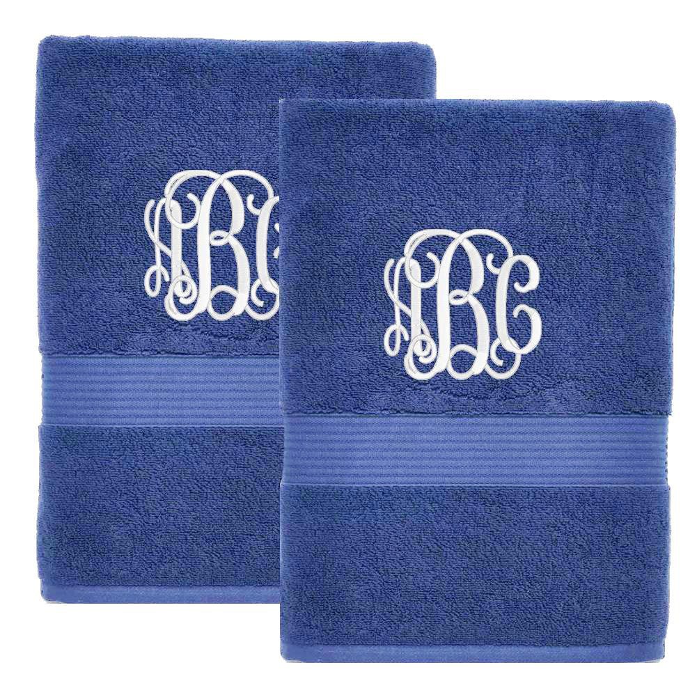 Monogrammed Bath Towel Set - United Monograms