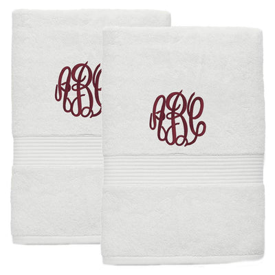 Monogrammed Bath Towel Set - United Monograms