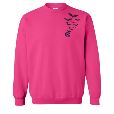 Monogrammed 'Bats' Crewneck Sweatshirt - United Monograms