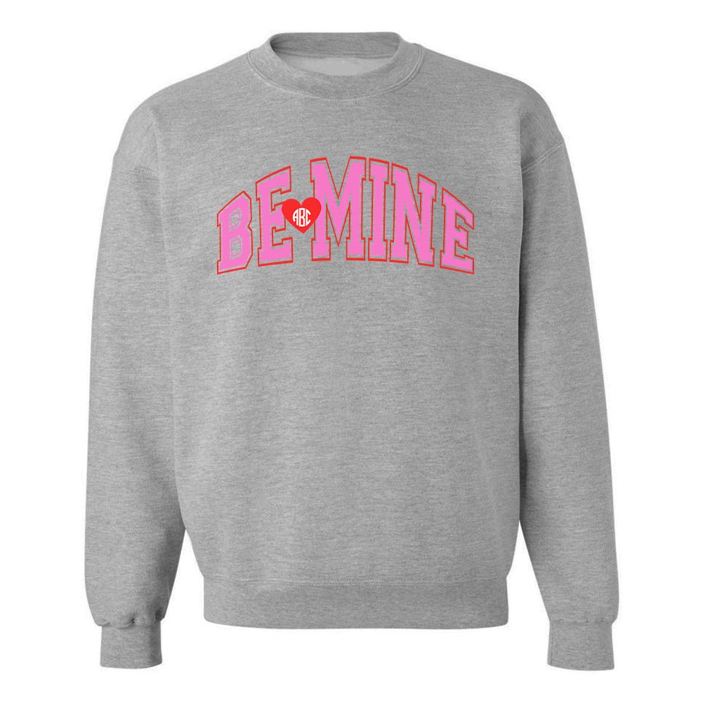 Monogrammed 'Be Mine' Crewneck Sweatshirt - United Monograms