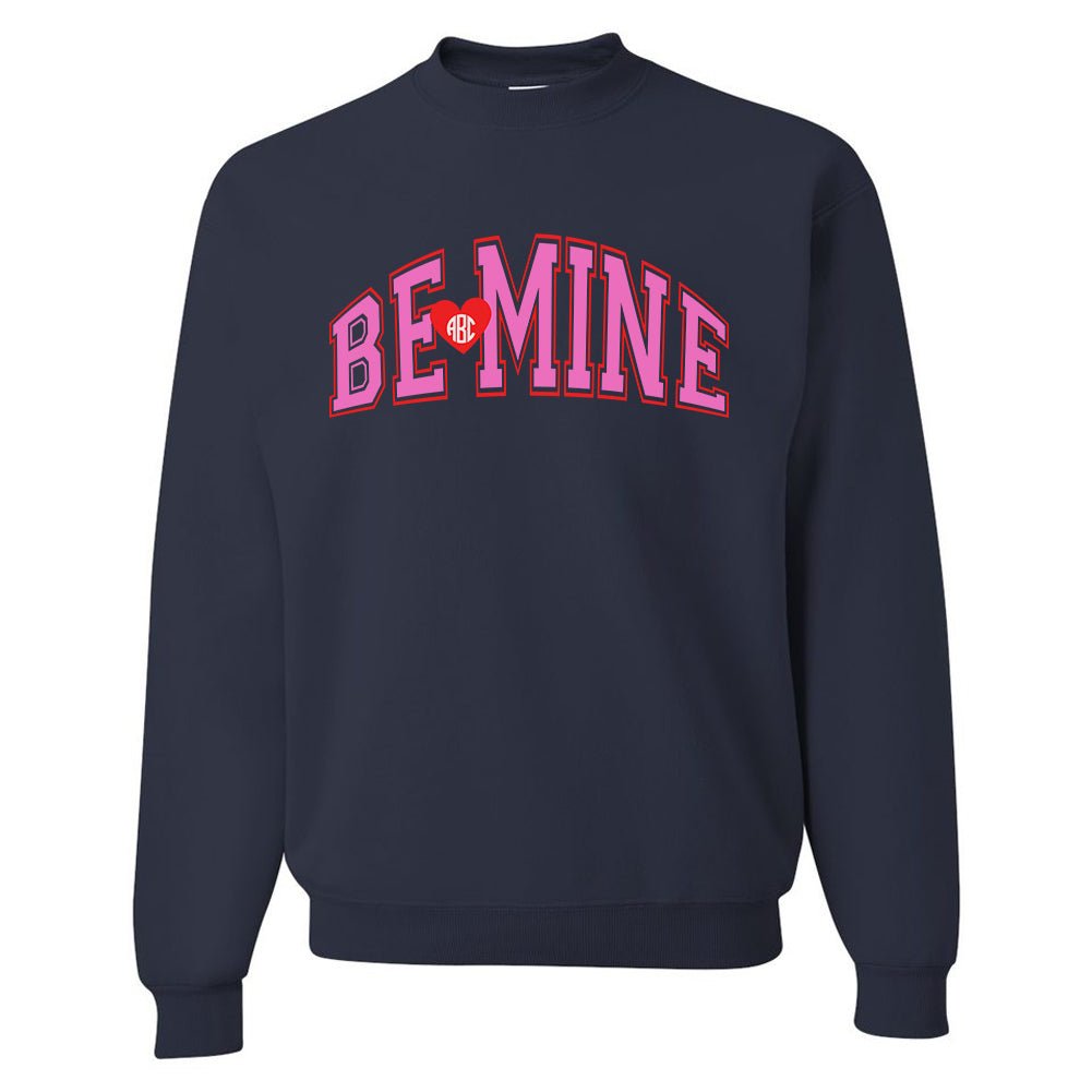 Monogrammed 'Be Mine' Crewneck Sweatshirt - United Monograms