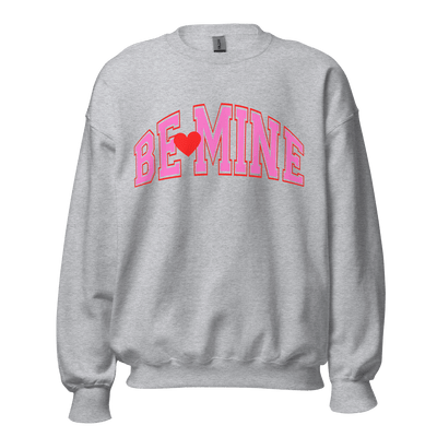 Monogrammed 'Be Mine' Crewneck Sweatshirt - United Monograms