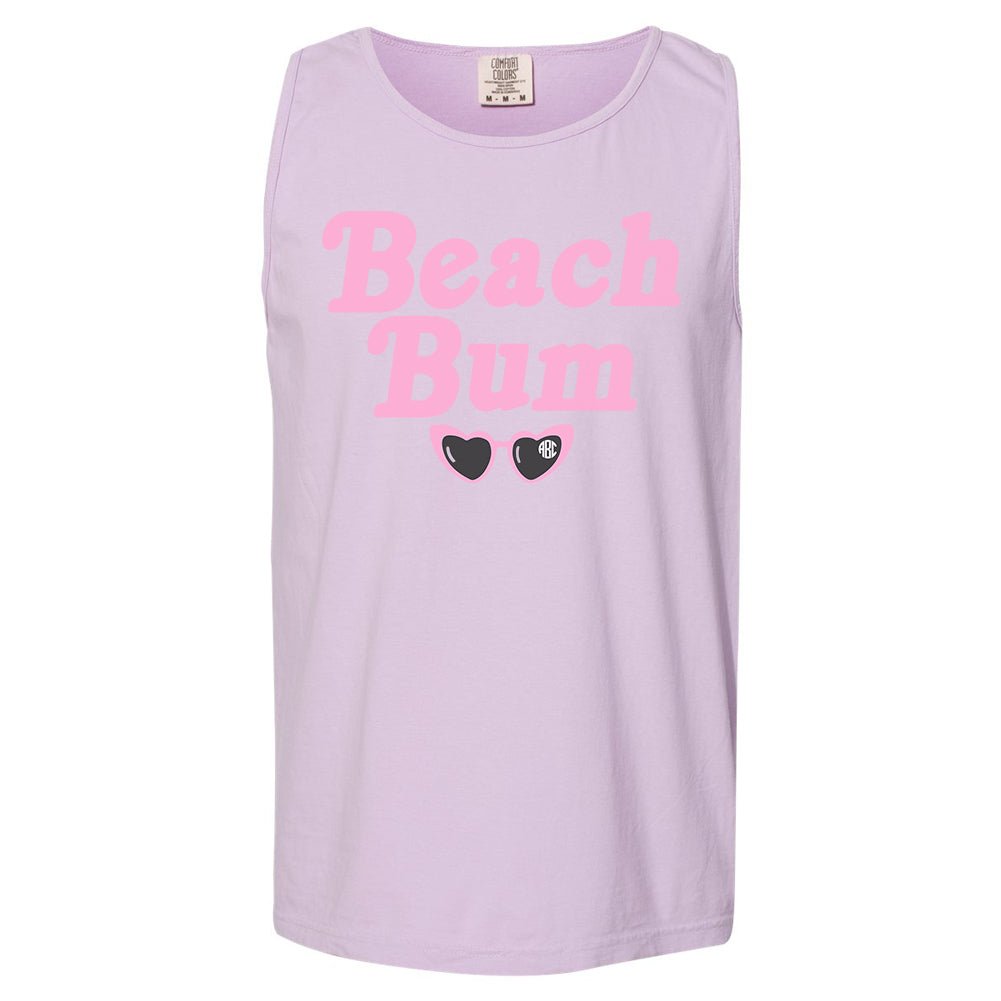 Monogrammed 'Beach Bum' Comfort Colors Tank Top - United Monograms