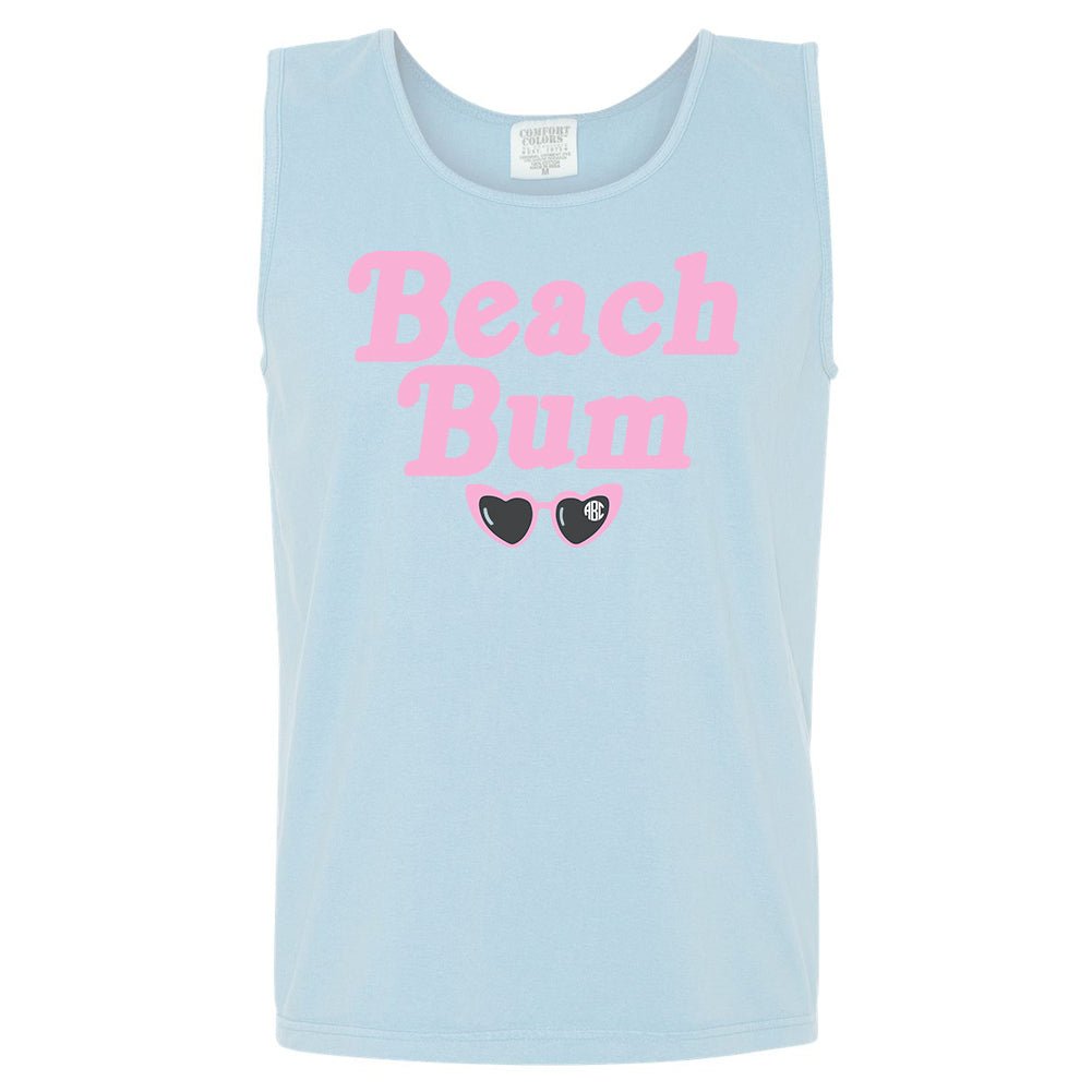 Monogrammed 'Beach Bum' Comfort Colors Tank Top - United Monograms