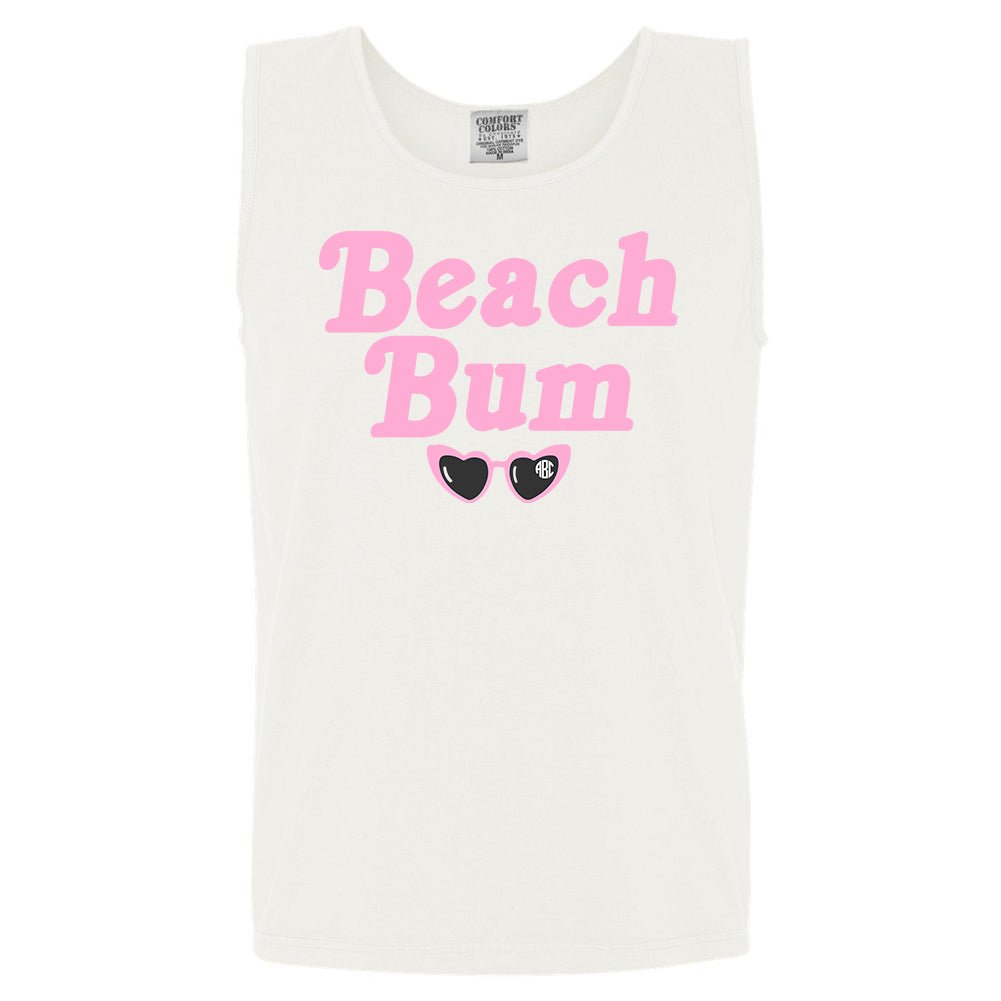 Monogrammed 'Beach Bum' Comfort Colors Tank Top - United Monograms