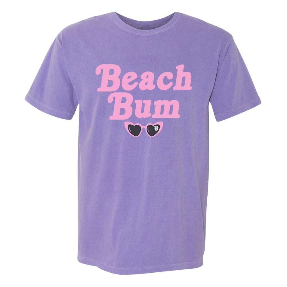 Monogrammed 'Beach Bum' T-Shirt - United Monograms