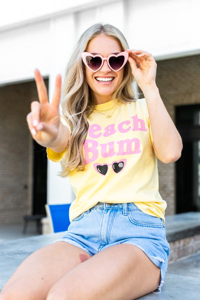 Monogrammed 'Beach Bum' T-Shirt - United Monograms