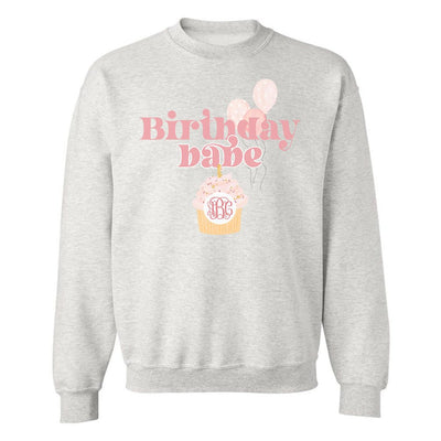 Monogrammed 'Birthday Babe' Crewneck Sweatshirt - United Monograms