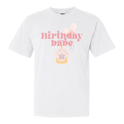 Monogrammed 'Birthday Babe' T-Shirt - United Monograms