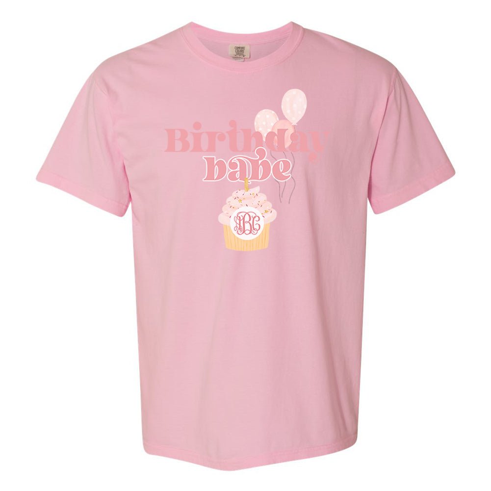 Monogrammed 'Birthday Babe' T-Shirt - United Monograms