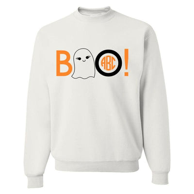 Monogrammed 'BOO' Crewneck Sweatshirt - United Monograms