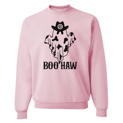 Monogrammed 'Boo-Haw' Crewneck Sweatshirt - United Monograms