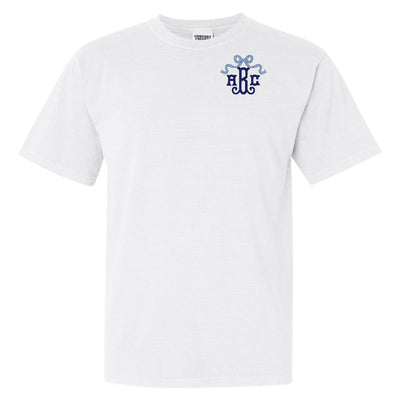 Monogrammed 'Bow' T-Shirt - United Monograms