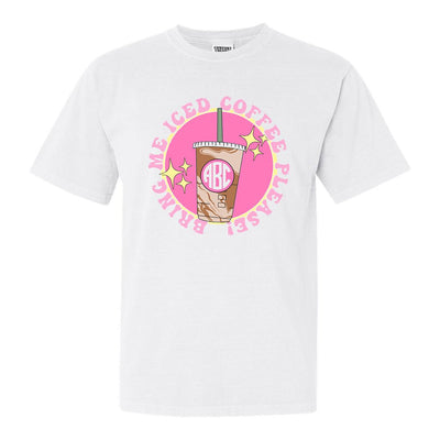 Monogrammed 'Bring Me Iced Coffee' T-Shirt - United Monograms