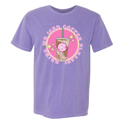 Monogrammed 'Bring Me Iced Coffee' T-Shirt - United Monograms