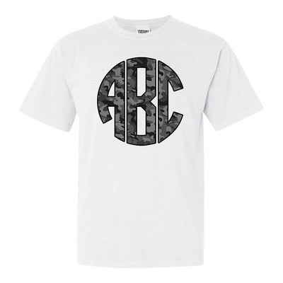 Monogrammed 'Camo' Big Print T-Shirt - United Monograms