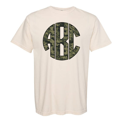 Monogrammed 'Camo' Big Print T-Shirt - United Monograms