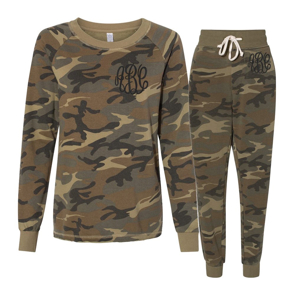 Monogrammed Camo Jogger Set Package - United Monograms