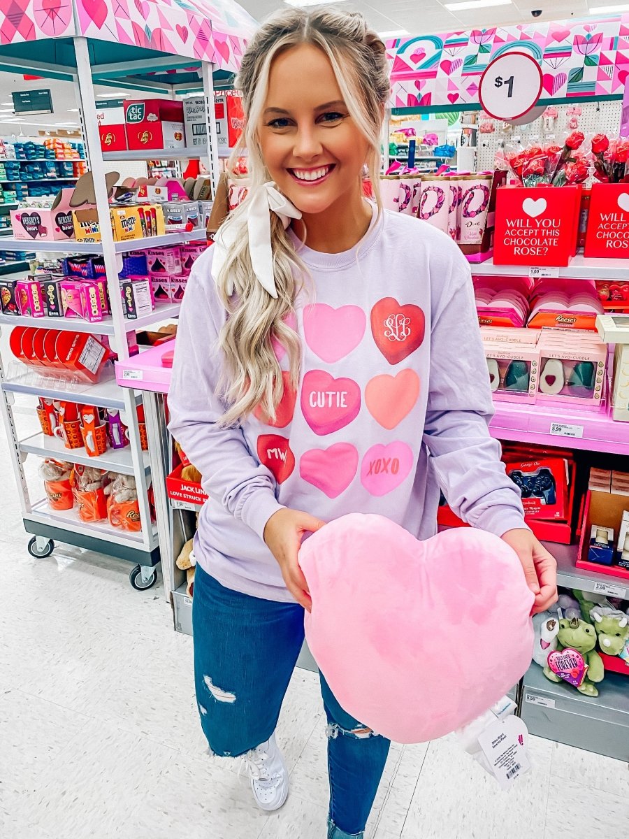 Monogrammed 'Candy Hearts' 2nd Edition Long Sleeve - United Monograms