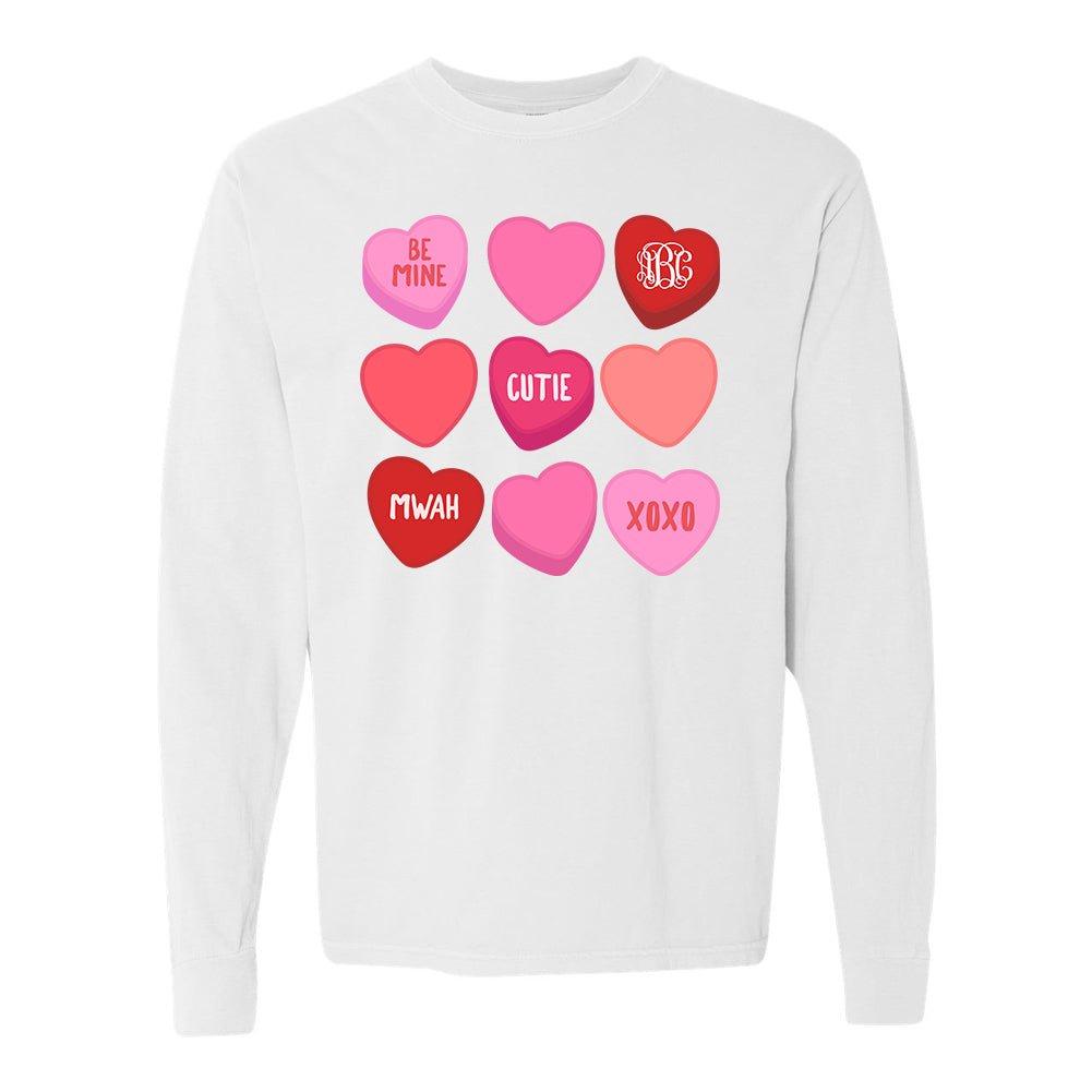 Monogrammed 'Candy Hearts' 2nd Edition Long Sleeve - United Monograms