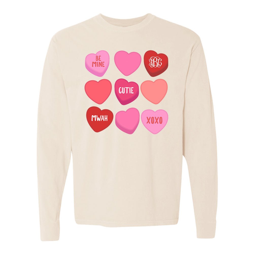 Monogrammed 'Candy Hearts' 2nd Edition Long Sleeve - United Monograms