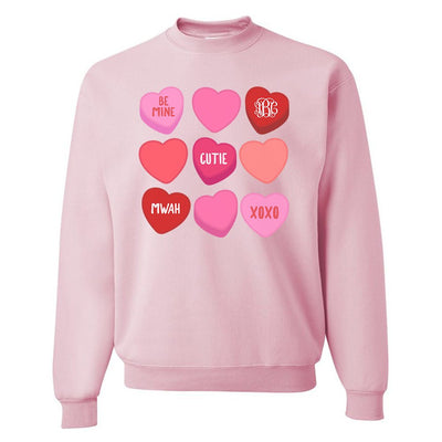Monogrammed 'Candy Hearts' 2nd Edition Sweatshirt - United Monograms