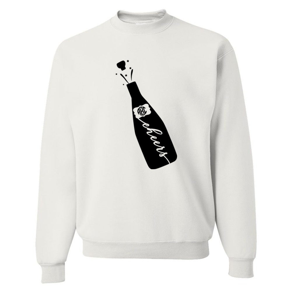 Monogrammed 'Celebration Cheers' Crewneck Sweatshirt - United Monograms