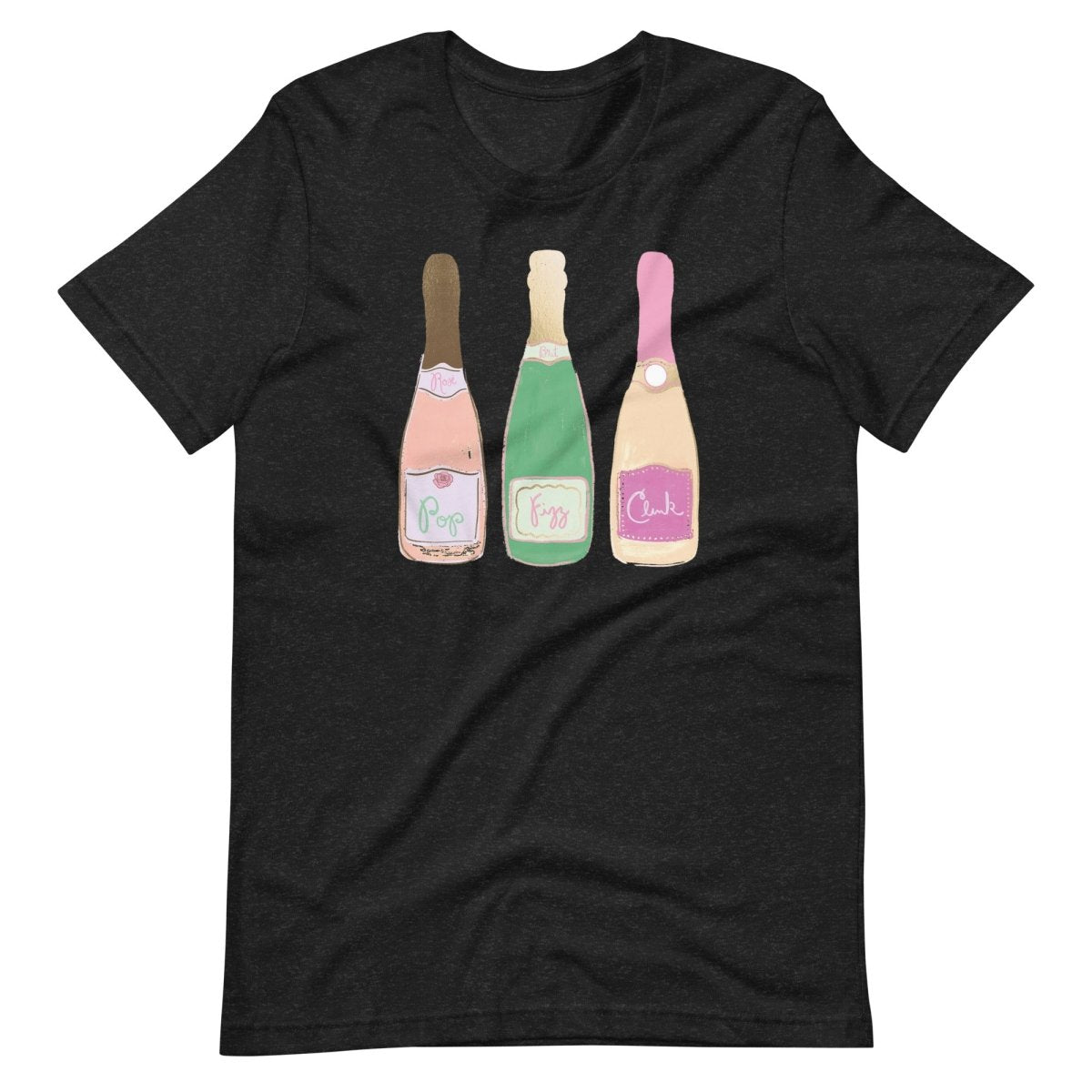 Monogrammed 'Champagne Bottles' Premium T-Shirt - United Monograms