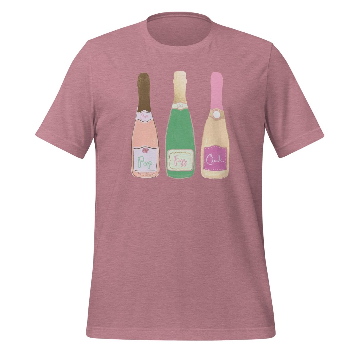 Monogrammed 'Champagne Bottles' Premium T-Shirt - United Monograms